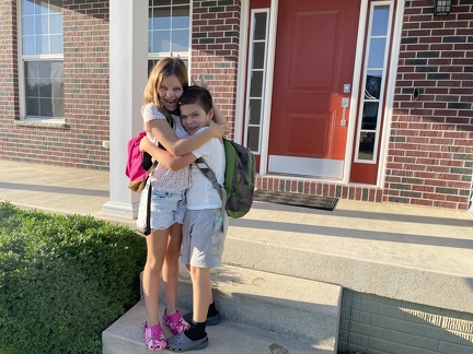 First Day of School 2022 - Greta 6th and JB 3rd Grades7
